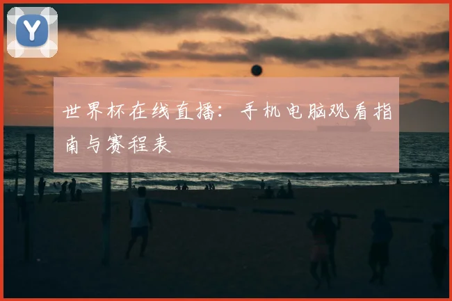 世界杯在线直播:手机电脑观看指南与赛程表